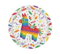 Plaque en métal remplie de bonbons en forme de piñata