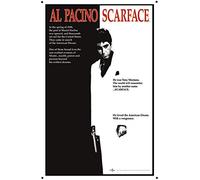 Plaque en métal rétro 20,3 x 30,5 cm Scarface Score Al Pacino - Affiche rétro en métal Pulp Fiction