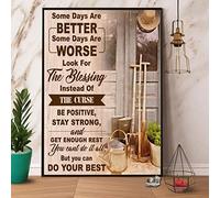 Plaque en métal rétro avec inscription « Farmer Some Days are Better You Can Do It All » - Décoration murale vintage - Esthétique - Cadeau pour garage, salle de bain, salon, bar - 20,3 x 30,5 cm
