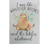 Plaque en métal rétro avec inscription « I Was Like Whatever Bitches And The Bitches Whatevered » - 20,3 x 30,5 cm