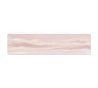 Plaque en métal rose pâle avec nuages flottants