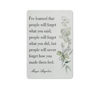 Plaque en métal rustique « J'ai appris » - Citation inspirante - Décoration murale - Message motivant - Affiche, tableau, cadeau pour galerie, chambre d'étudiant ou maison - 20 x 30 cm