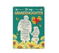 Plaque en métal rustique « Marraine », cadeau de la part de la filleule, cadeau de Noël pour la marraine, cadeau de remerciement pour la marraine, décoration murale « Marraine, prends ma petite mai