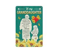 Plaque en métal rustique « Marraine », cadeau de la part de la filleule, cadeau de Noël pour la marraine, cadeau de remerciement pour la marraine, décoration murale « Marraine, prends ma petite mai