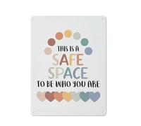 Plaque en métal rustique pour décoration de salle de classe, psychologue, psychologue bohème, école, thérapeute, bureau, psychologue, 30,5 x 40,6 cm