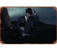 Plaque en métal « The perfect murder » - Décoration murale vintage rétro - 20,3 x 30,5 cm