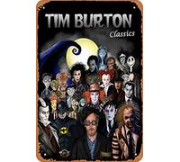 Plaque en métal - Tim Burton Classics Poster en étain 30,5 x 20,3 cm