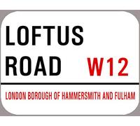 Plaque en métal TNND Queens Park Rangers à l'extérieur ou à l'intérieur Loftus Road 20,3 x 30,5 cm