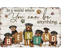 Plaque en métal « Vétérinaire, tu peux être tout ce que tu veux, sois gentil », décoration vintage pour garage, affiche rétro, décoration murale pour bars, restaurants, cafés, clubs, plaque pour gara