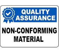 Plaque en métal vintage - Assurance qualité - Matériau non conforme - Plaque en métal en aluminium pour décoration murale de maison, café, bar, 20,3 x 30,5 cm