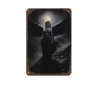 Plaque en métal vintage avec déesse celtique pour pub, club, café, bar, maison, décoration murale rétro 20 x 30 cm