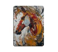 Plaque en métal vintage avec motif cheval abstrait pour pub, club, café, bar, maison, décoration murale 30 x 40 cm