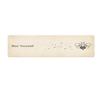 Plaque en métal vintage Bee Yourself Minimalist Dots