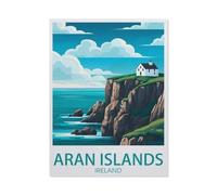 Plaque en métal vintage,Îles Aran,pour cafés, bars, pubs, magasins, décoration murale amusante et rétro pour homme et femme(15x30cm)6x12 inch-AX66