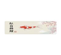Plaque en métal vintage Koi Fish Japanese Crimson Harmony