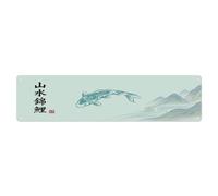 Plaque en métal vintage Koi Fish Japanese Lake