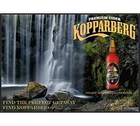 Plaque en métal vintage Kopparberg Cidre Fruit Home Bar Pub 30,5 x 20,3 cm