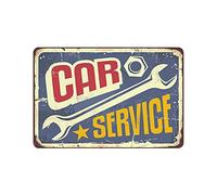 Plaque en métal vintage pour voiture, garage, garage, décoration murale, cuisine, maison, garage, 20,3 x 30,5 cm