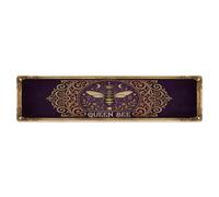 Plaque en métal vintage Queen Bee Tarot