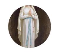 Plaque en métal vintage religieuse The Great Mary 4 - Décoration murale pour café, club, bar, bureau, jardin - 20,3 x 20,3 cm