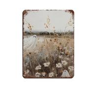 Plaque en métal vintage The Enchanting Ghost Among The Wildflowers pour pub, club, café, bar, maison, décoration murale, 30 x 40 cm