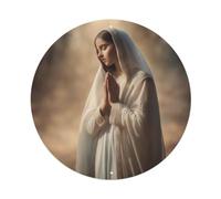 Plaque en métal vintage « The Great Christian Mary » - Décoration murale pour café, club, bar, bureau, jardin - 20,3 x 20,3 cm