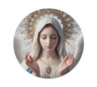 Plaque en métal vintage The Great Mary Religious 14 - Décoration murale pour café, club, bar, bureau, jardin - 20,3 x 20,3 cm