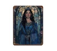 Plaque en métal vintage « The Sacred Woman Hecate » pour pub, club, café, bar, maison, décoration murale, 30 x 40 cm