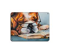 Plaque en métal vintage « When The Book Is Boring » - Décoration murale rétro pour pub, club, café, bar - 30 x 40 cm