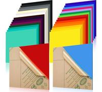 Plaque en plastique acrylique multicolore 30 couleurs 15 x 15 cm Plaques de découpe laser transparentes pour bricolage bijoux artisanat cadre photo panneaux projets d'exposition