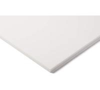Plaque en plastique opaque, 600mm x 300mm x 1.6mm, Paquet de 3 Unités