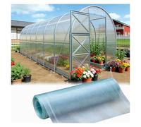 Plaque en Polycarbonate de 0,8 Mm Panneaux Résistants aux Chocs Serres Patios Extérieurs pour Toitures Culture Jardinage Agriculture Cours Intérieures Abris Auvents(1.2x3m/3.94x9.84ft)