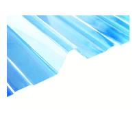 Plaque en polycarbonate - MCCOVER - Bac acier 1045 - 250 x 105 cm - Transparent - Traité UV