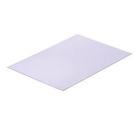 Plaque en polystyrène blanc (épaisseur 1 mm) Modelcraft
