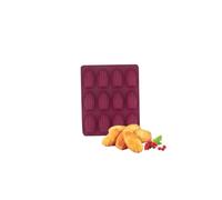 Plaque en silicone prune 12 minis madeleines