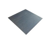 Plaque en tôle d'aluminium, Bobines hémisphériques en aluminium gaufré, motif rotin, for isolation thermique de moteur de voiture, lot de plusieurs tailles(200 * 200 * 0.5Mm 3Pcs)