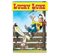Plaque en tôle de 20 x 30 cm pour les fans de Lucky Luke Comic - Western, Cowboy, WildWest