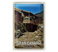 Plaque en tôle | Grande Canarie | Espagne | Nostalgie | 20 x 30 cm
