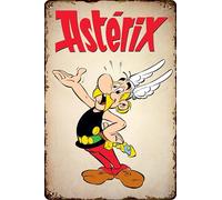 Plaque en tôle rétro ASTERIX et OBELIX, série culte de bande dessinée française, plaque décorative, 20 x 30 cm (Astérix)