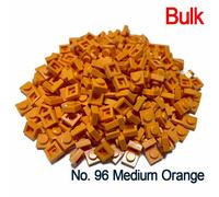 Plaque En Vrac Intelligente 1x1,Nouvel Arrivage,24 Couleurs,Blocs De Construction,Pièces Moc,,Jouets D'art Pixel,Compatibles,3024,2300 Pièces/Lot - Type Medium Orange 96