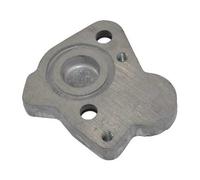 Plaque entretoise entre bloc moteur et régulateur de réchauffement