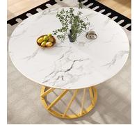 Plaque épaissieEnsemble de salle à manger (5 pièces), ensemble de salle à manger avec 4 chaises, ensemble de table de cuisine mode