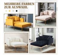 Plaque épaissieFauteuil de style moderne, fauteuil réglable sur le dos chaise longue, fauteuil à coucher, adapté pour salon chambr