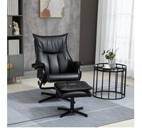 Plaque épaissiefauteuil pivotant avec fonction inclinable fauteuil relax fauteuil TV avec tabouret dossier inclinable cuir synthét