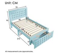 Plaque épaissieLit en bois simple 90x200 cm, lit enfant/adolescent avec design créatif, cadre de lit en bois massif avec sommier à