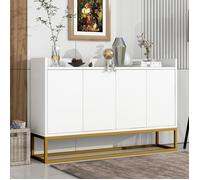 Plaque épaissieNouveau buffet moderne de style minimaliste Premium sense quatre portes buffet sans poignée pour salle à manger, sa