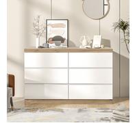 Plaque épaissieNouveau Eco - friendly matériel commode avec 6 tiroirs, armoire de rangement, fonction de rangement, pour chambre e