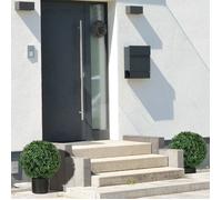 Plaque épaissieplantes artificielles lot de 2 plantes artificielles anti - UV pot de fleurs 52cm Boxing Tree pour la décoration de