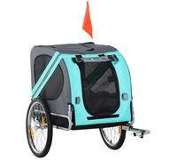 Plaque épaissieremorque pour chien remorque de vélo transporteur de chien, tissu Oxford avec protection contre la pluie, respirant