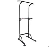 Plaque épaissieSport Power Tower Workout Dip Station Pull Up Bar, Hauteur ajustable Multi-Function Dip Stand for Home Gym Strength
